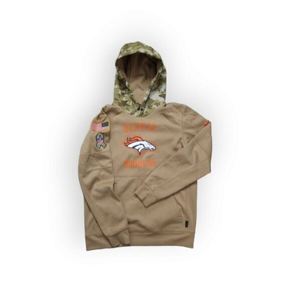 Denver Broncos Salute to Service Nike‎ Hoodie Mens Medium
